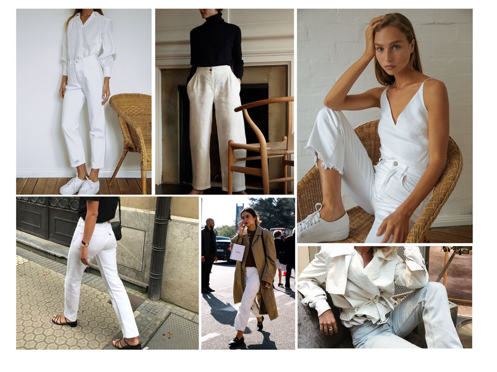 Style Guide: How We're Wearing White Jeans This Winter – The UNDONE
