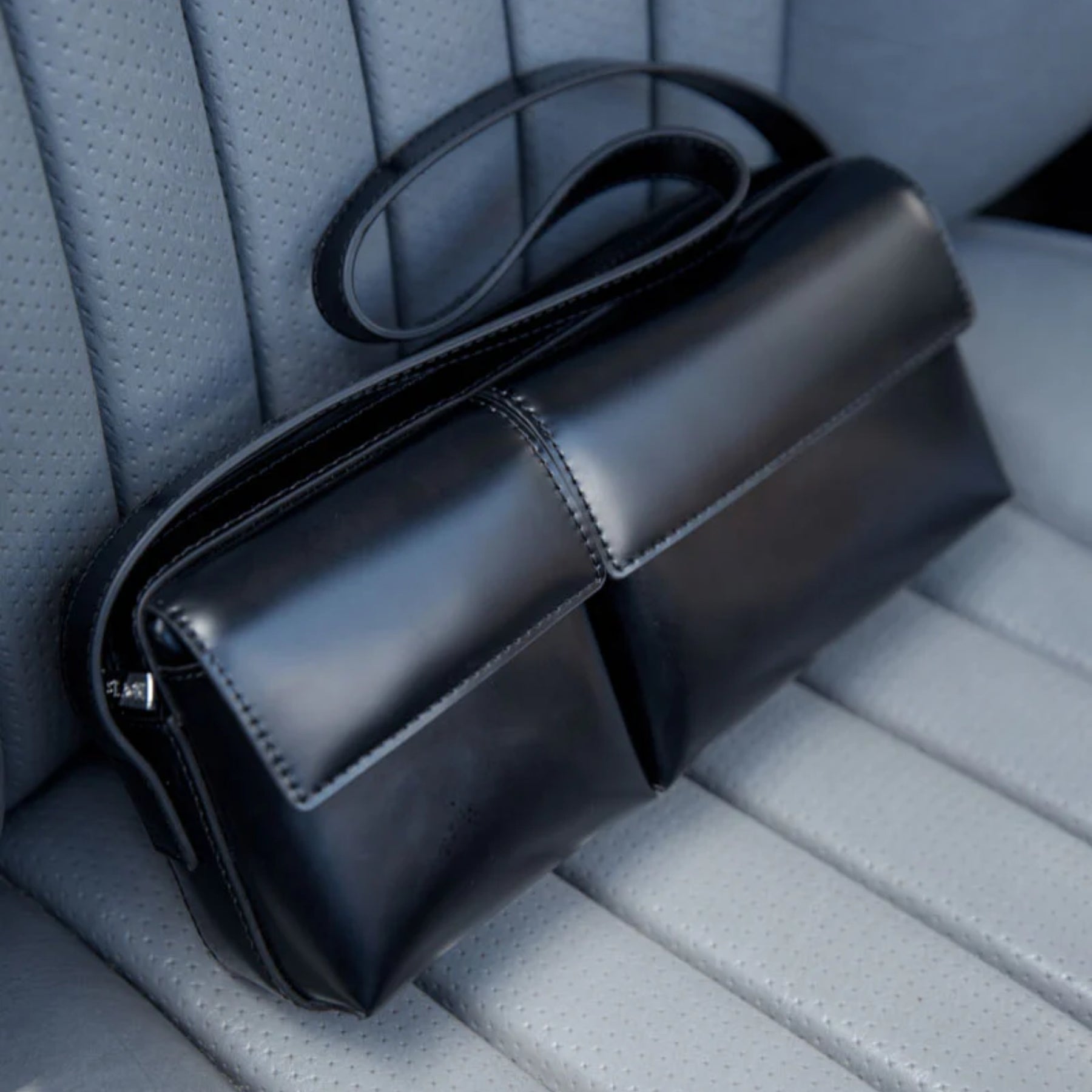 St.Agni 90s Utility Shoulder Bag in Black