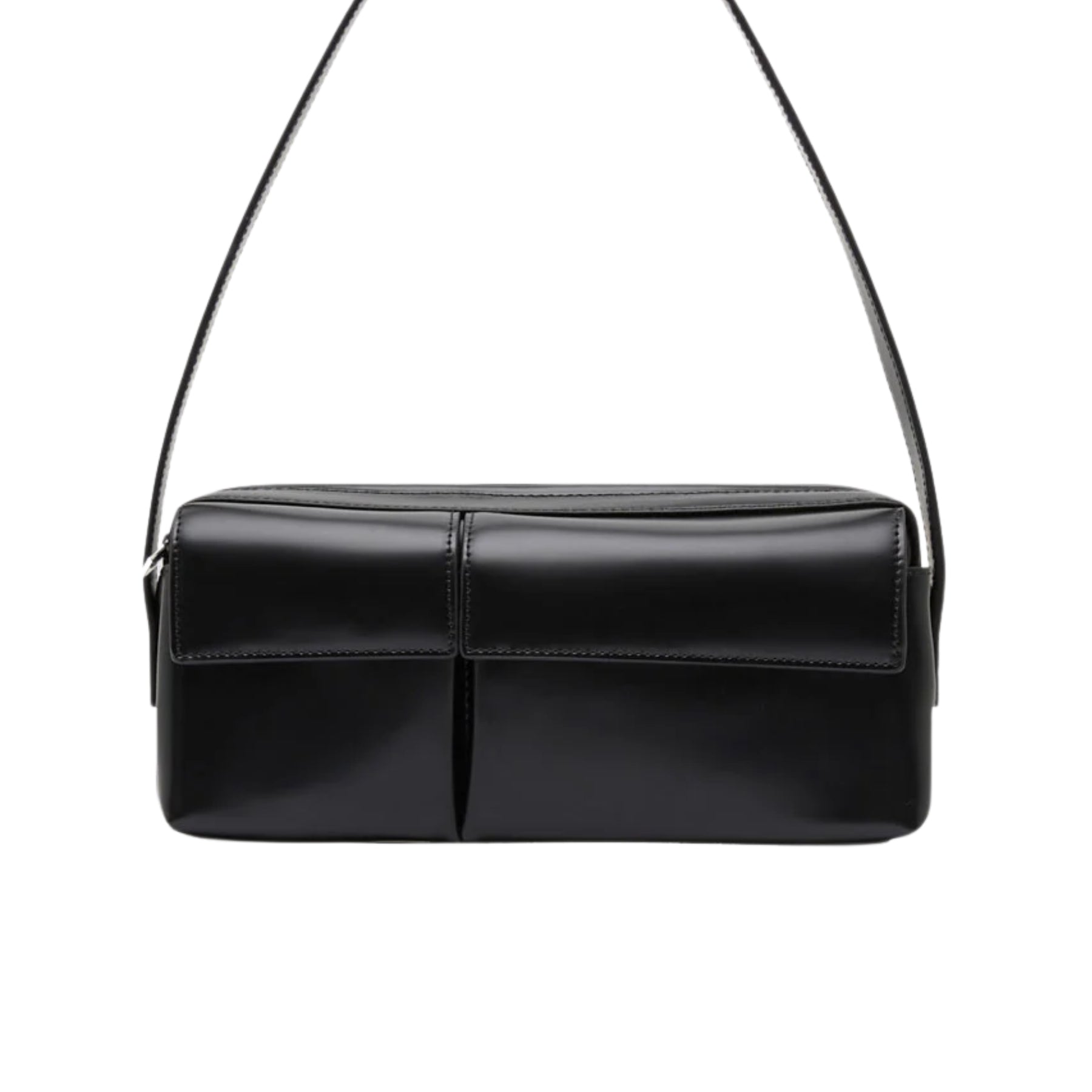 St.Agni 90s Utility Shoulder Bag in Black