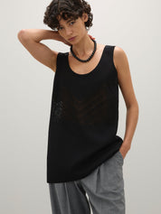A.Emery |The Sacha Knit Tank in Black