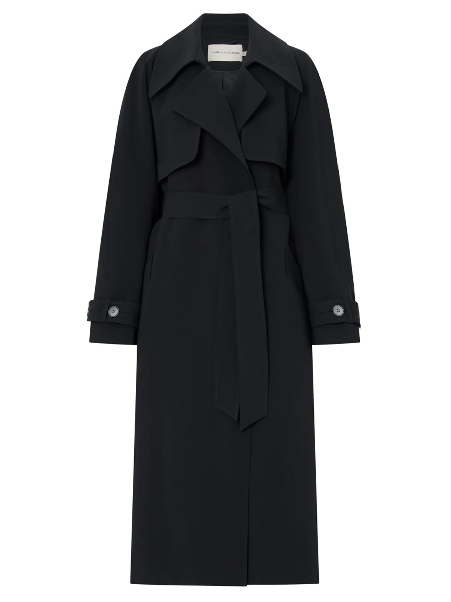 Camilla and Marc Moriallas Trench Coat in Black | theUNDONE