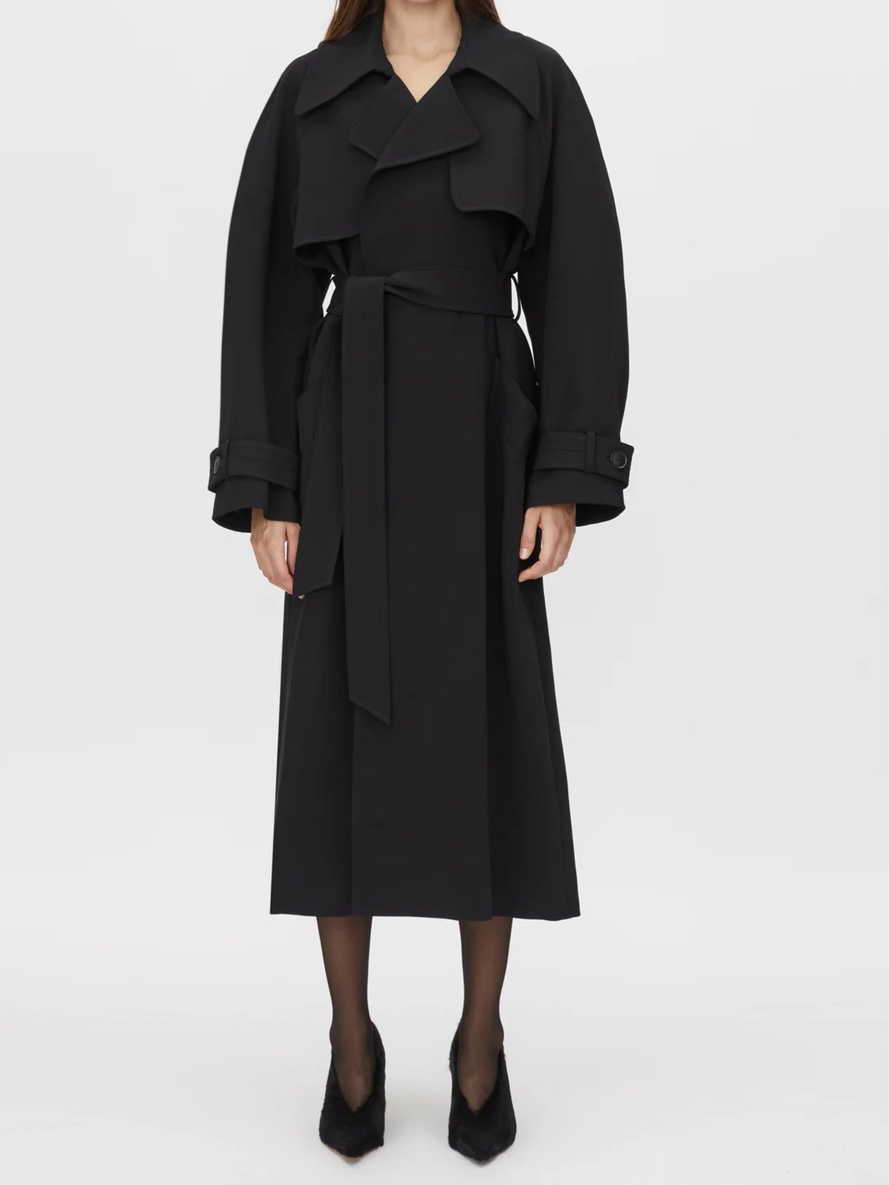 Camilla and Marc Moriallas Trench Coat in Black | theUNDONE