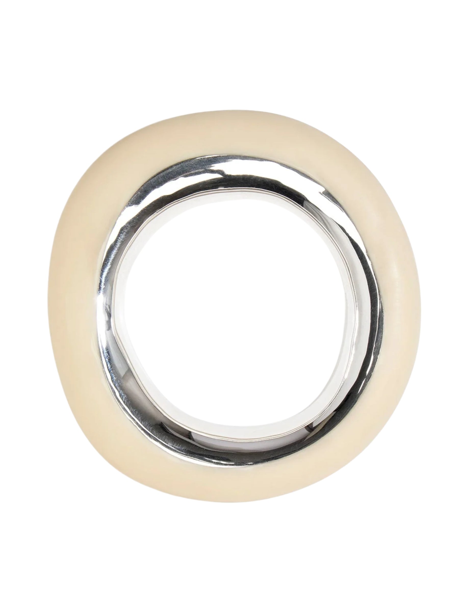 Dinosaur Designs | Medium Drift Duo Bangle in Cream