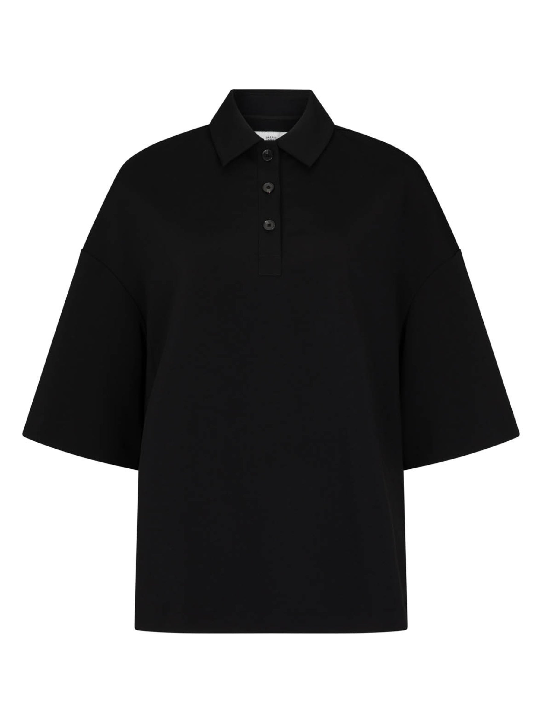 Harris Tapper Short Sleeve Orwell Polo in Black – The UNDONE