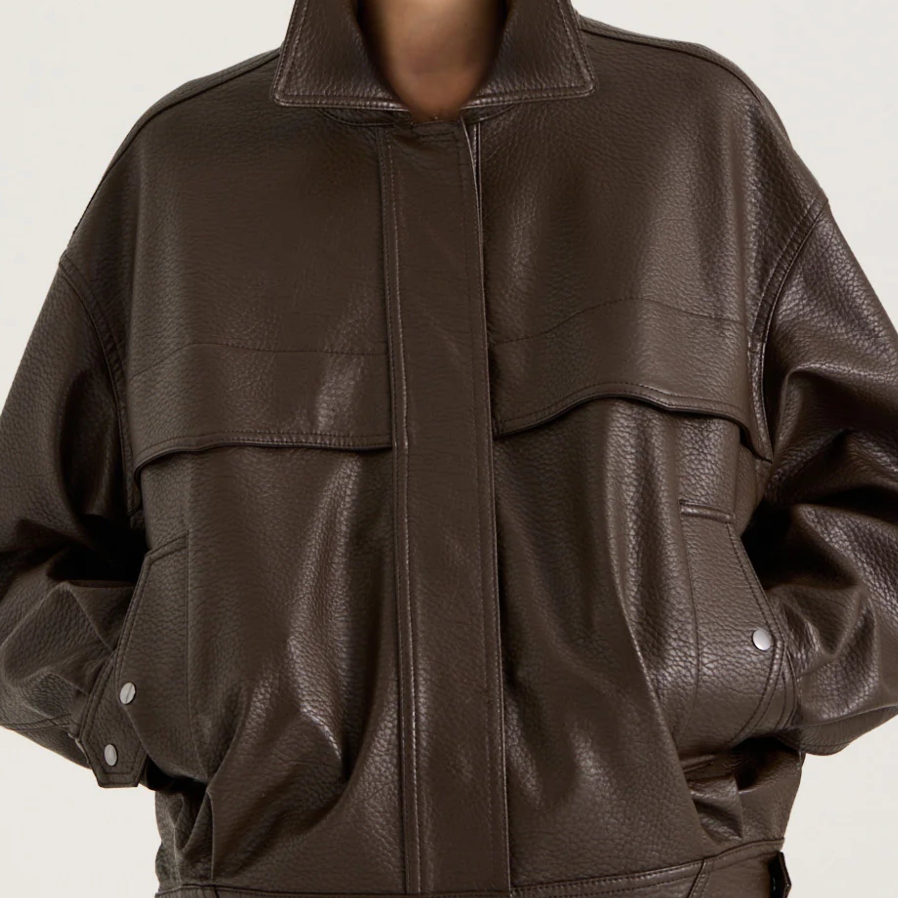 HENNE | Nova Jacket in Chocolate Brown| The UNDONE
