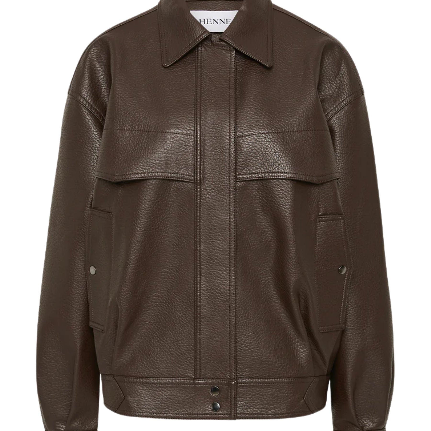 HENNE | Nova Jacket in Chocolate Brown| The UNDONE