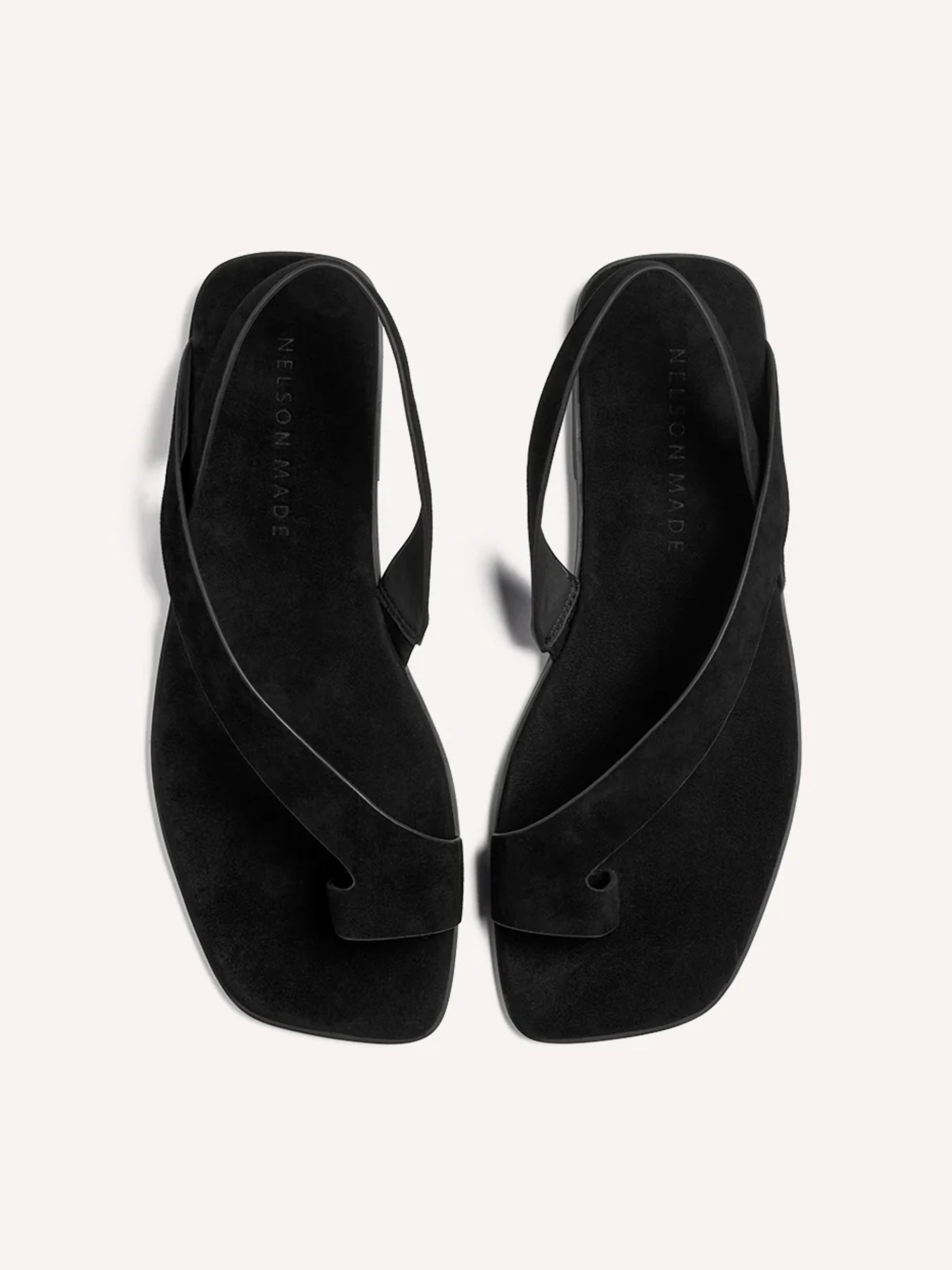 Nelson Made | Anti Sandal Black Leather