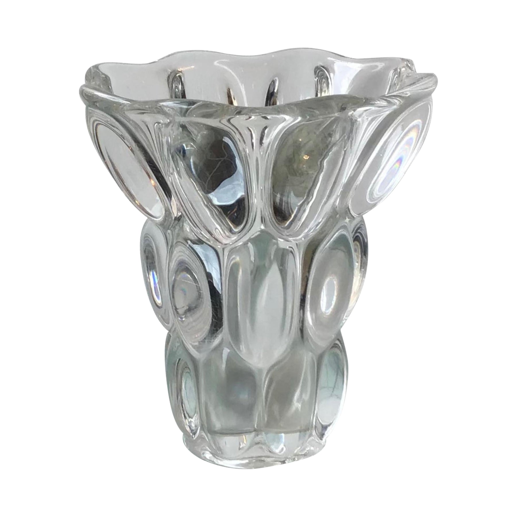 1ST DIBS | France Vase Bugnoni, 1940 Glass, France | The UNDONE