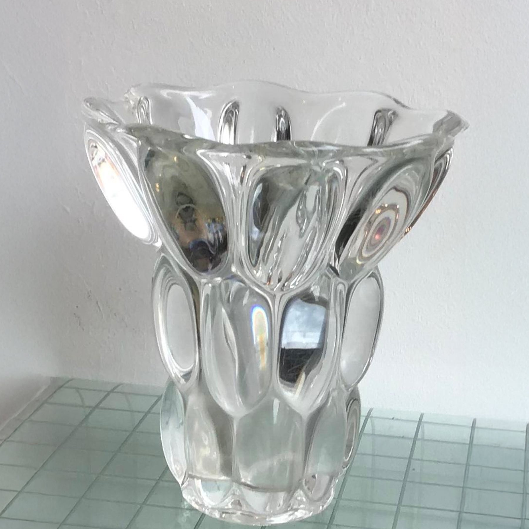 1ST DIBS | France Vase Bugnoni, 1940 Glass, France | The UNDONE
