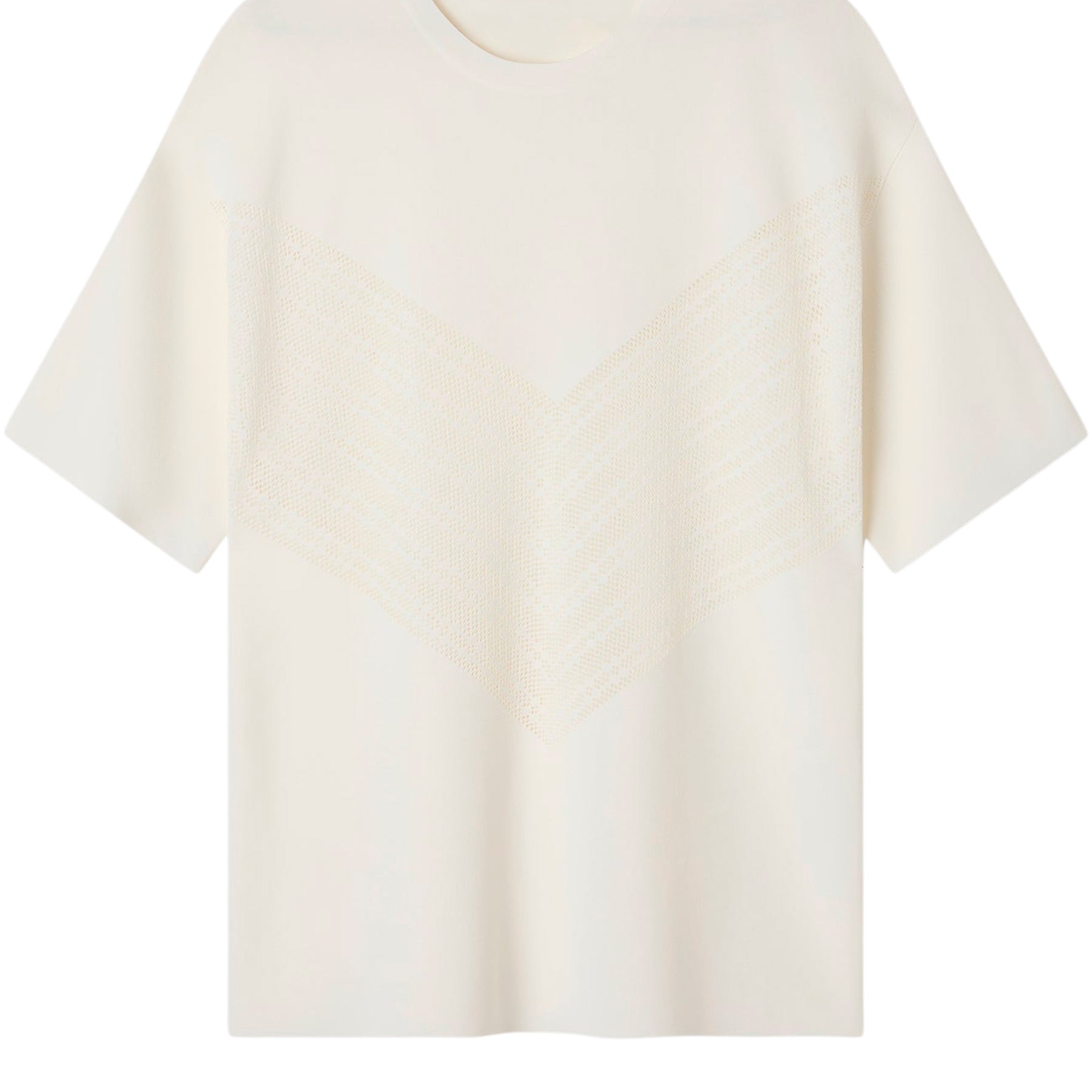A.Emery | Bea Knit T-Shirt in White Parchment | The UNDONE