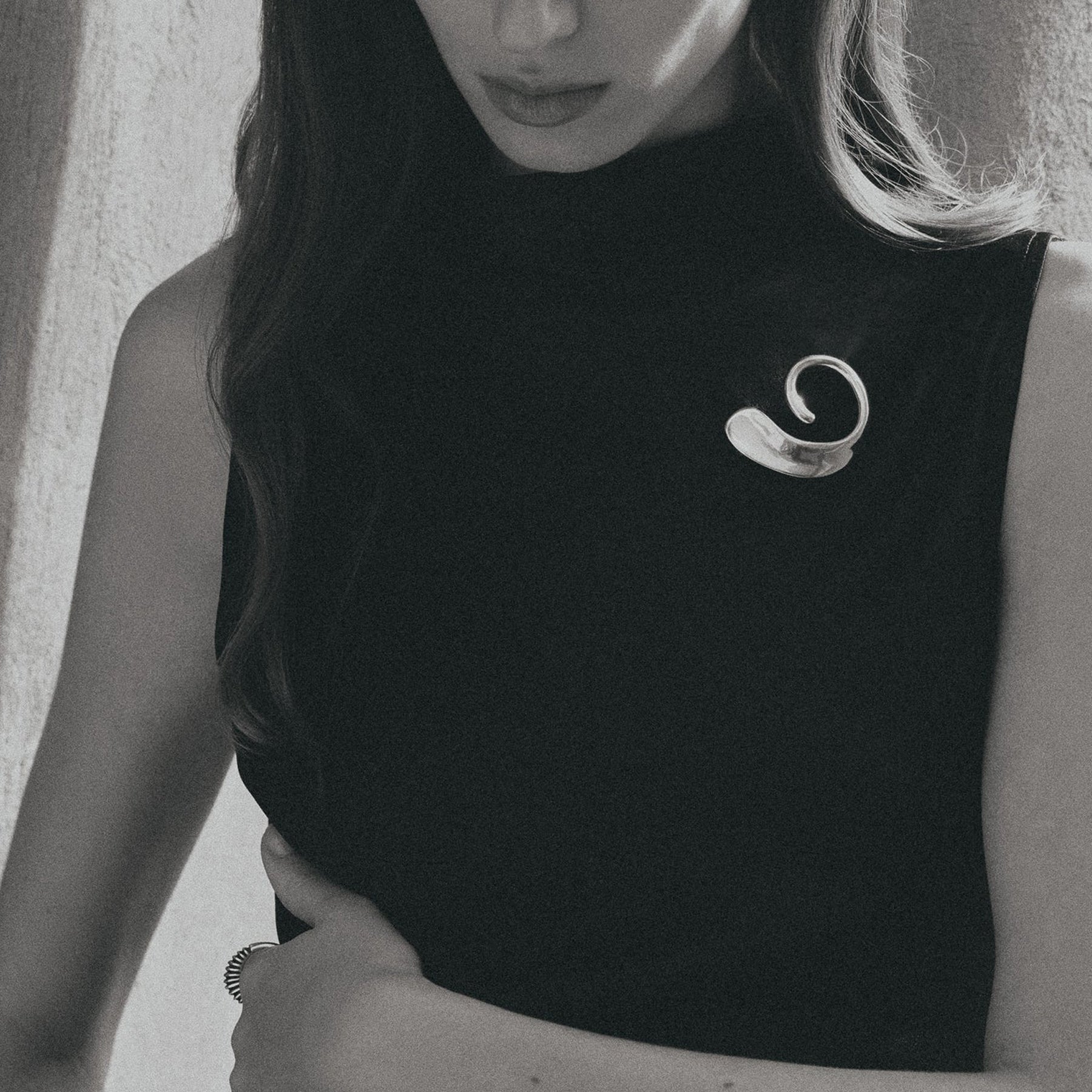 AGMES | Marta Brooch in Sterling Silver | The UNDONE