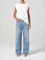 AGOLDE | Low Slung Baggy Jean in Blue Libertine | The UNDONE
