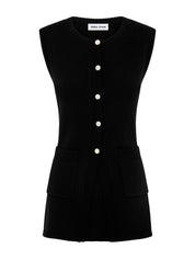 Anna Quan | Codie Top in Black Raven | The UNDONE