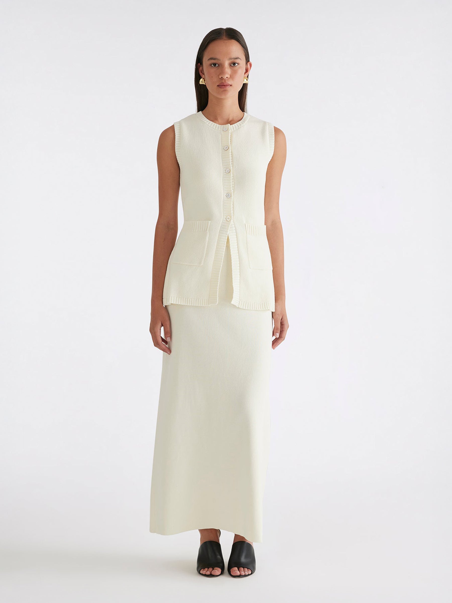 Anna Quan | Codie Top in Cream Silence | The UNDONE