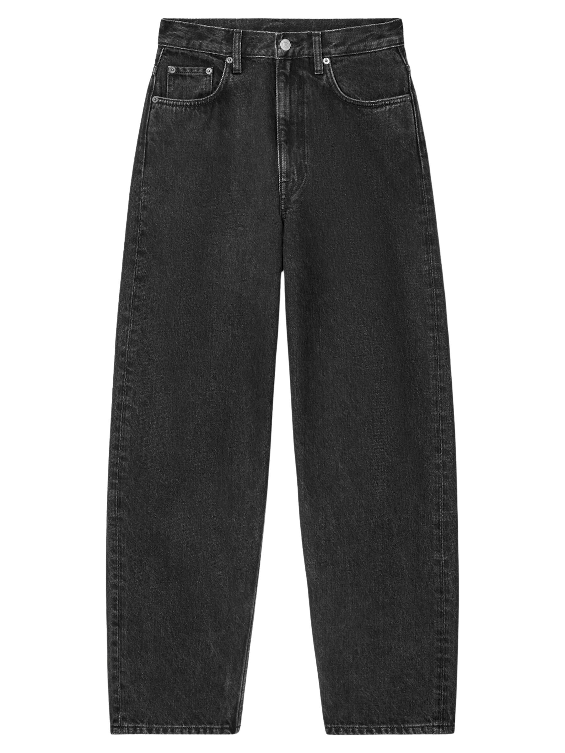 COS | Bay Barrel-Leg Jeans in Black | The UNDONE