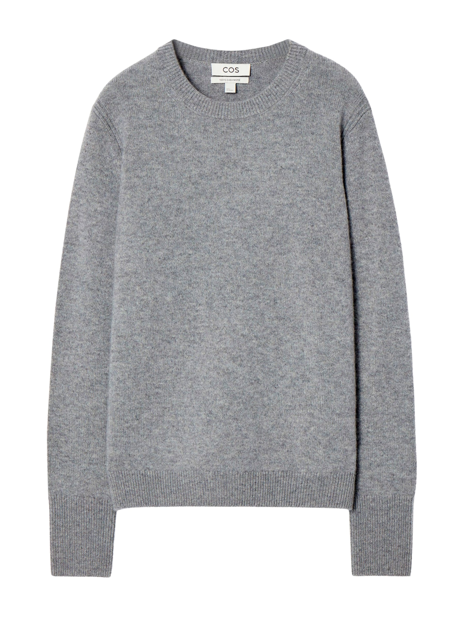 COS Pure Cashmere Jumper in Grey The UNDONE