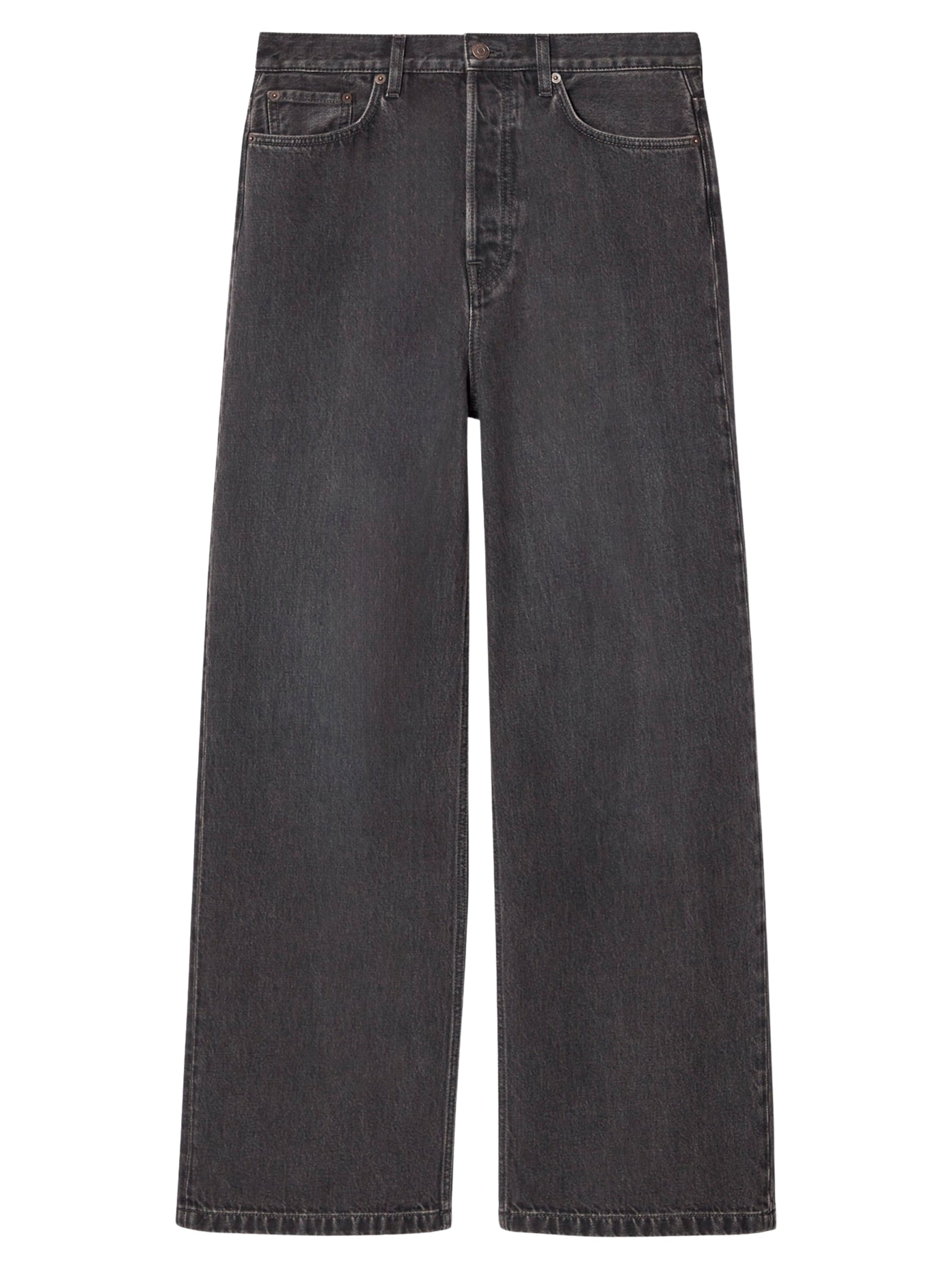 ★OY★WIDE VOLUME WASHED DENIM PANTS - BLACK★正規品/人気 COS | Volume Wide-Leg Jeans in Washed Black | The UNDONE
