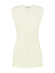 Anna Quan | Codie Top in Cream Silence | The UNDONE