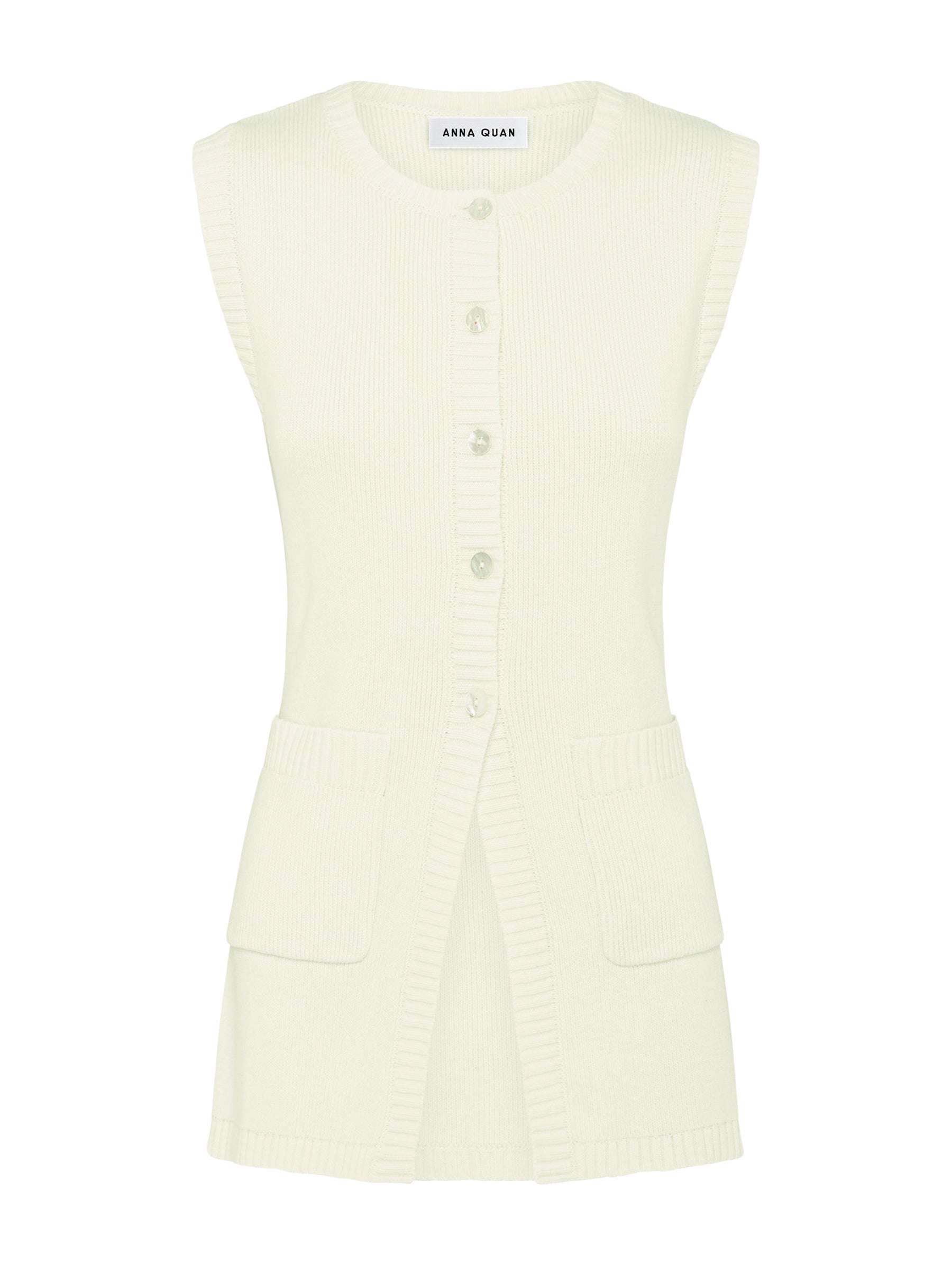 Anna Quan | Codie Top in Cream Silence | The UNDONE