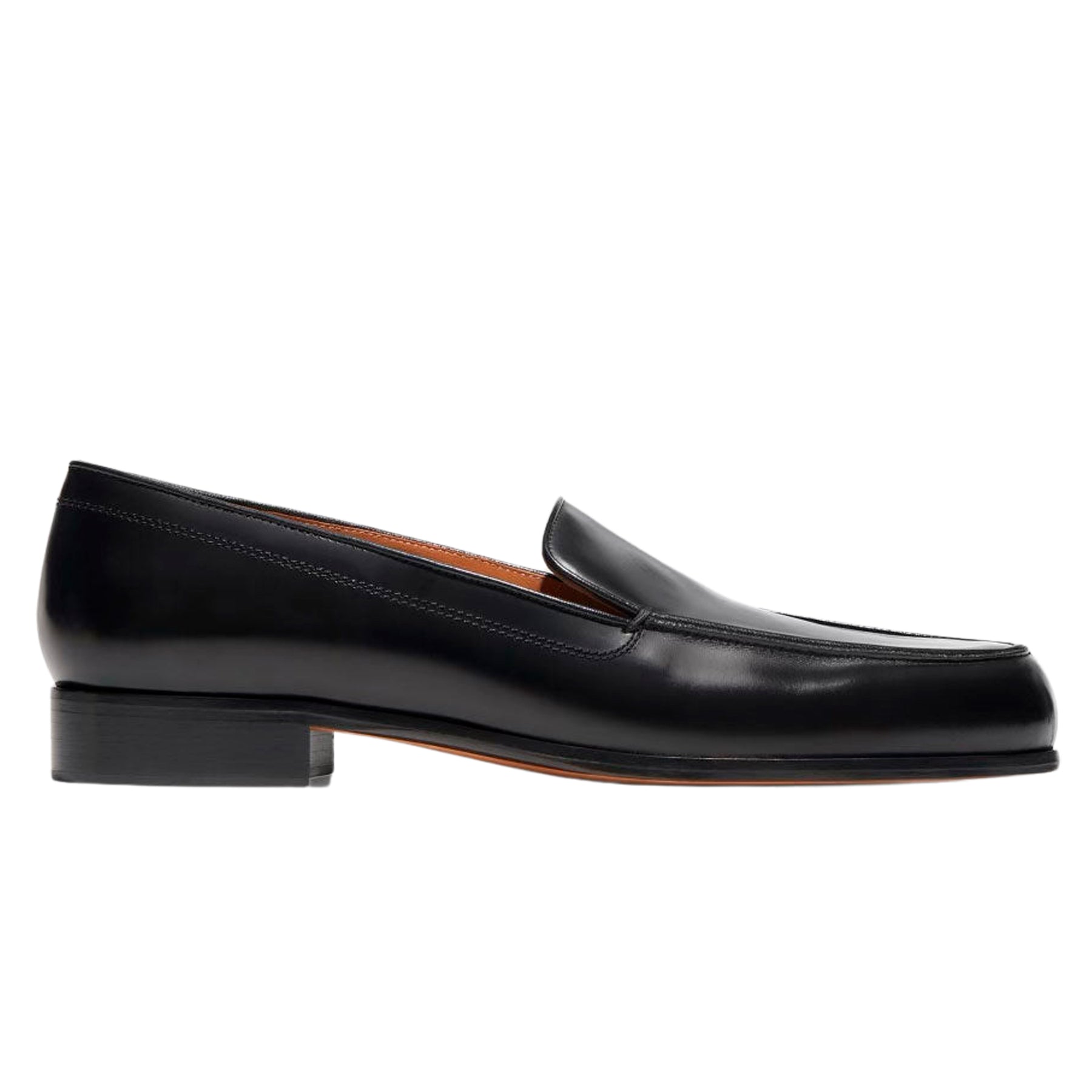 Emme Parsons | Danielle Loafer in Black Spazzolato | The UNDONE