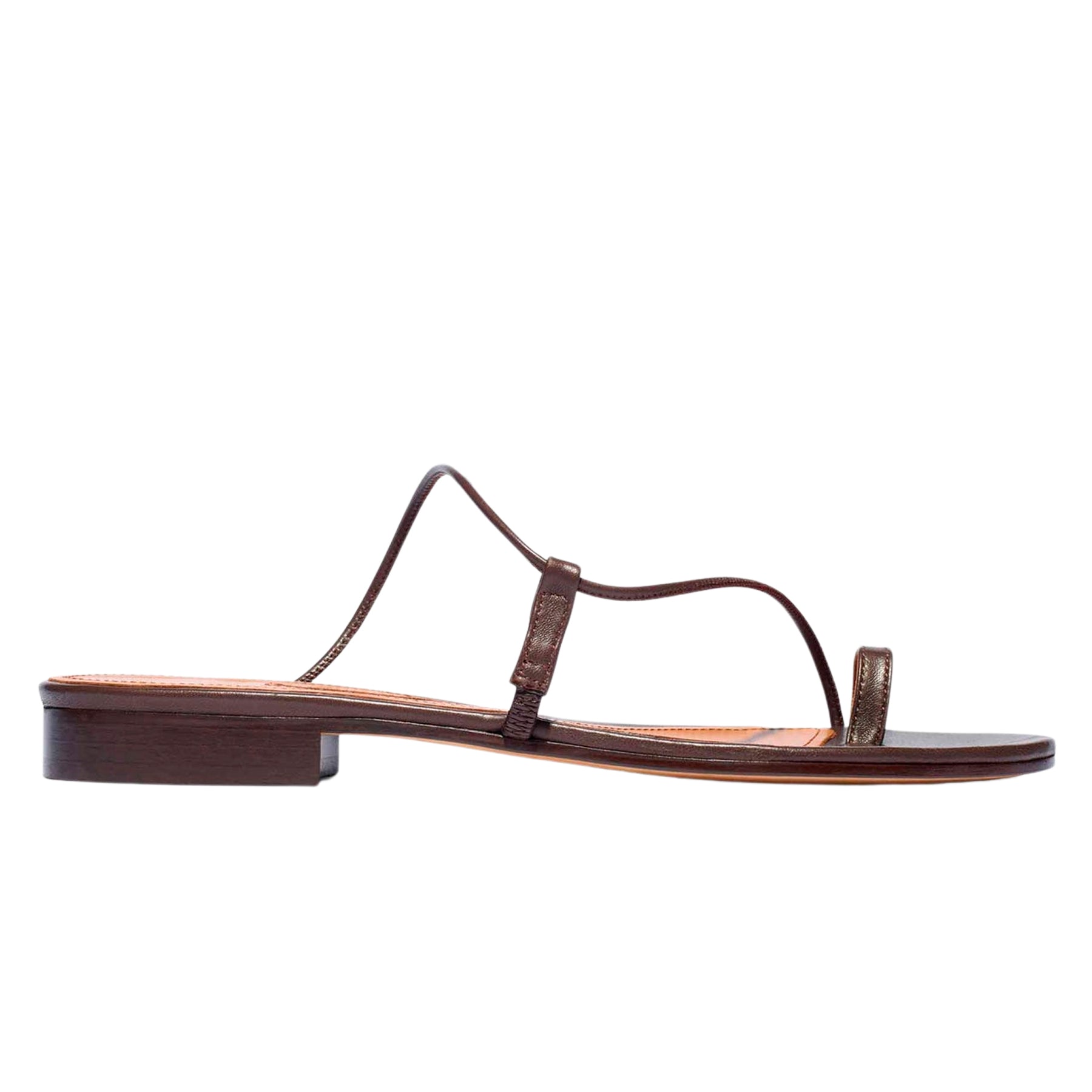 Emme Parsons | Susan Slide in Brown Espresso Nappa | The UNDONE