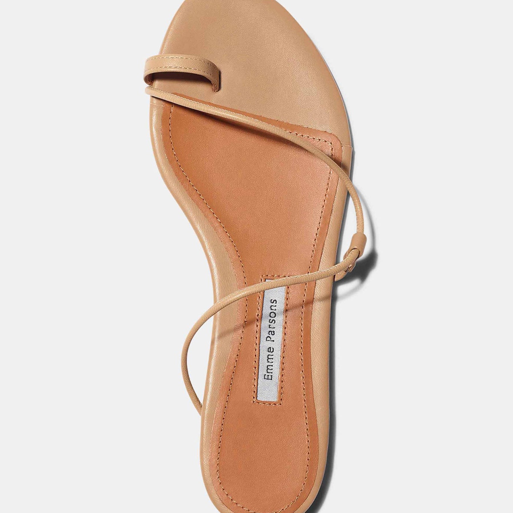 Emme Parsons | Susan Slide in Tan Nappa | The UNDONE