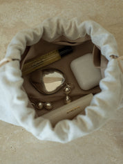 The Everyday Pouch Bag in Neutral Linen | The UNDONE