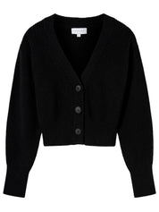 FRIEND OF AUDREY | The Classic Cotton Cardigan in Black | The UNDONE