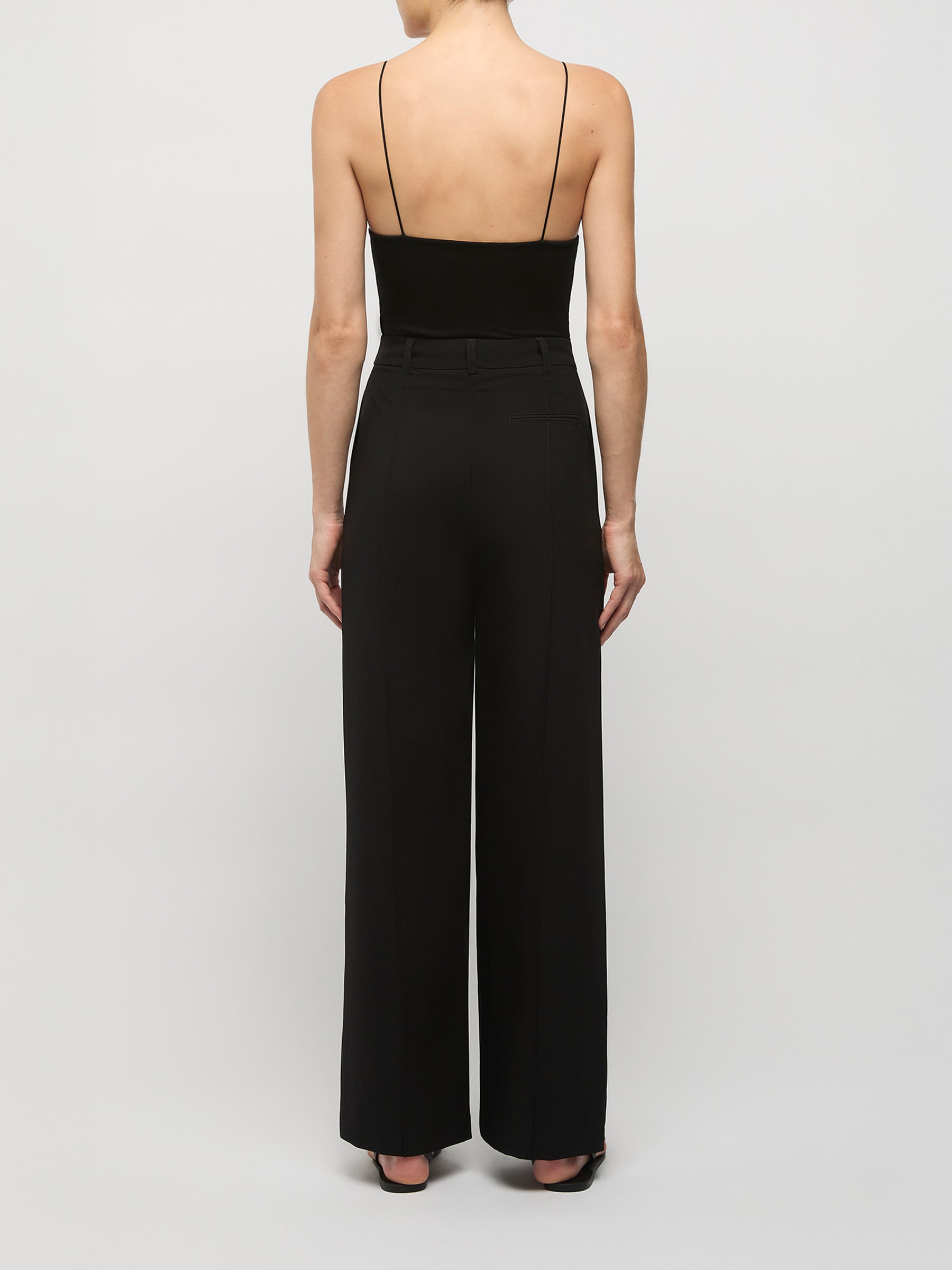 FRIEND OF AUDREY | The Classic Tailored Suit Trouser in Black | The UNDONE
