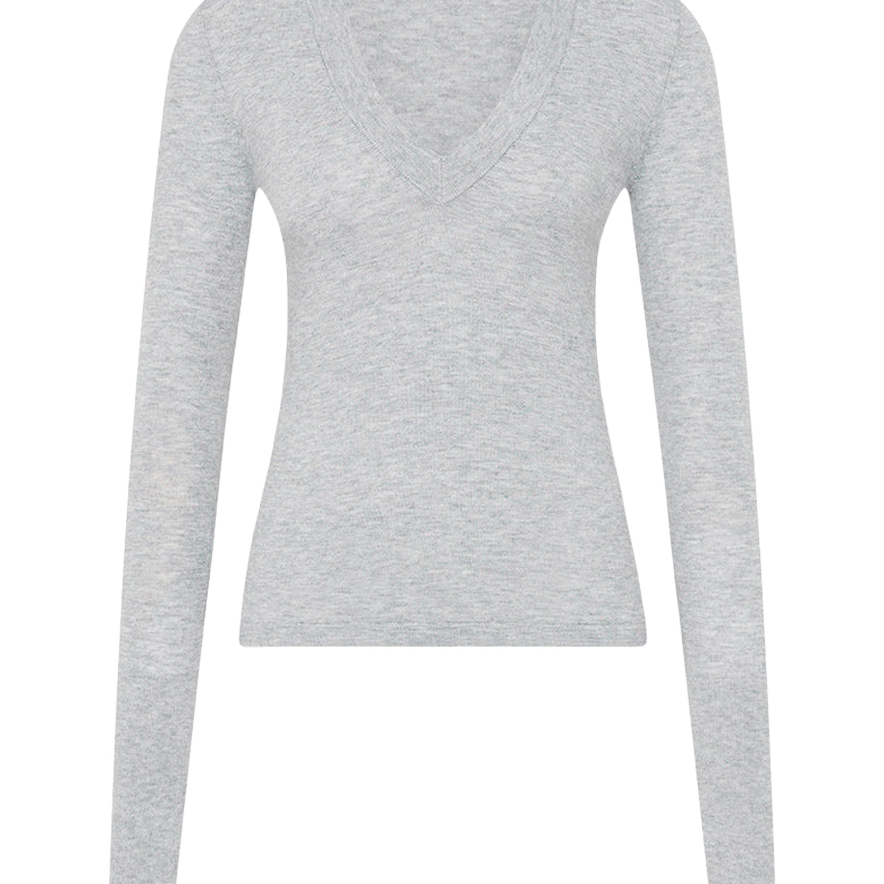 HENNE | Aveline Knit Top in Grey Marle | The UNDONE