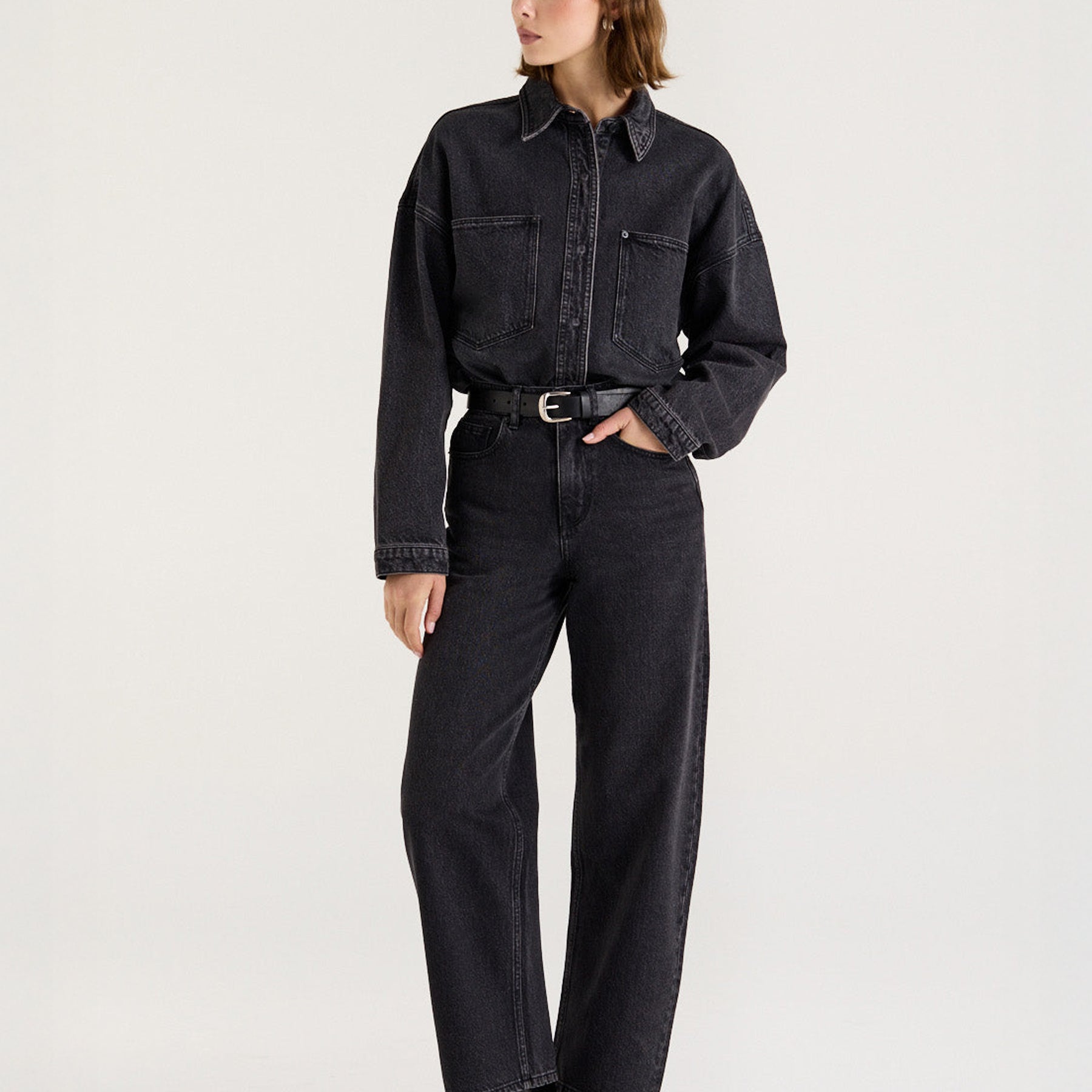 HENNE | Filomena Jean in Black Wash | The UNDONE