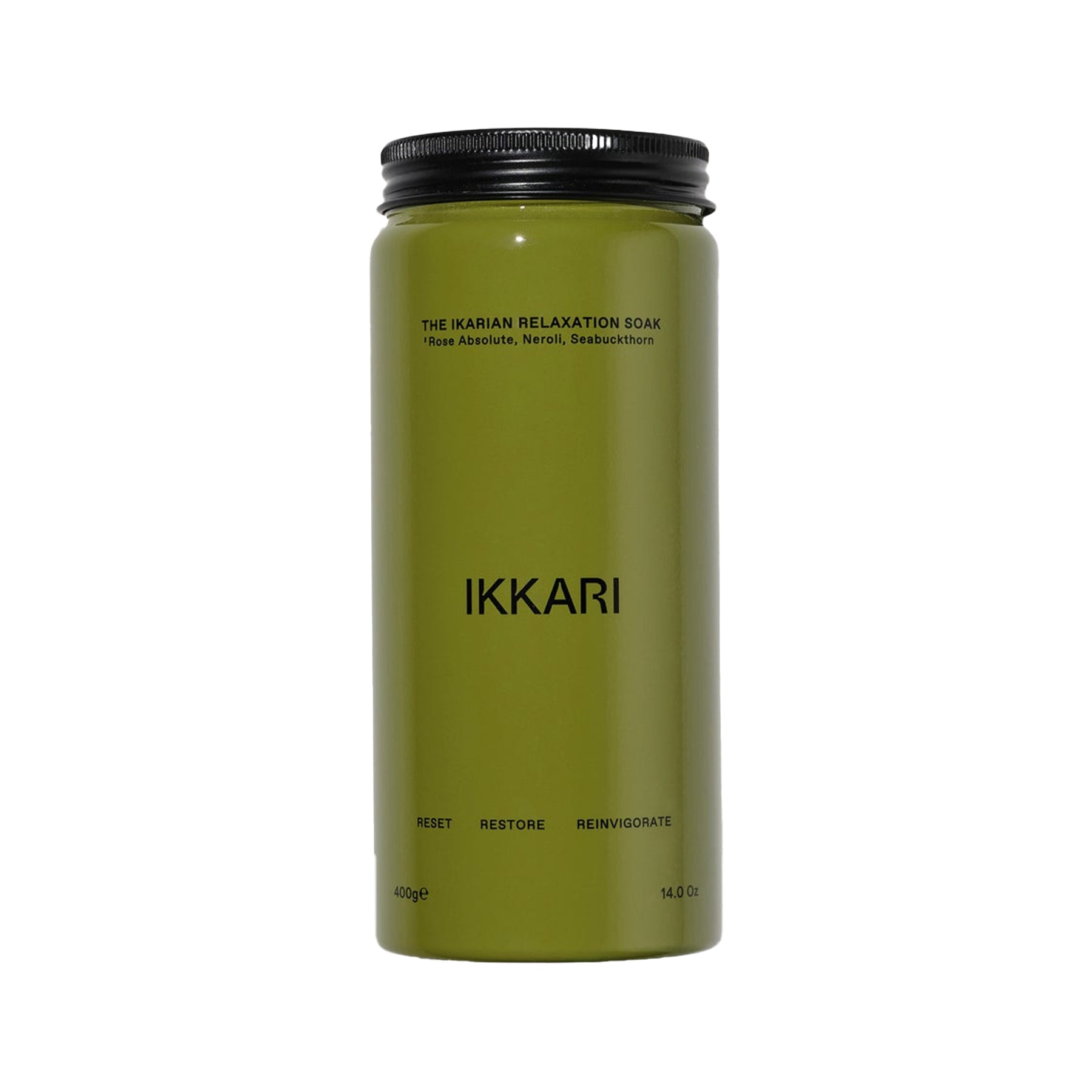 IKKARI | The Ikarian Relaxation Soak 400g Rose Absolute, Neroli, Seabuckthorn | The UNDONE