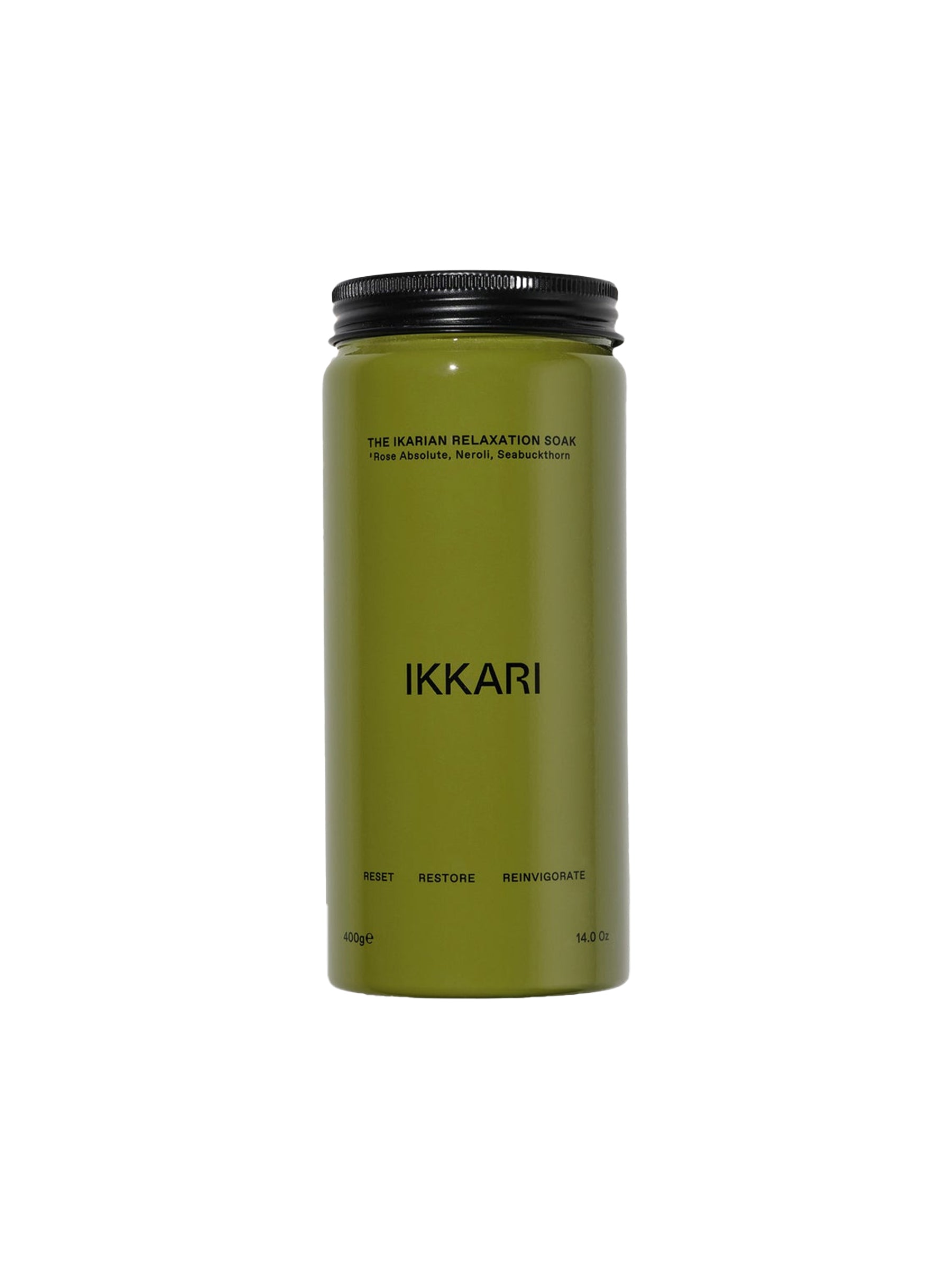 IKKARI | The Ikarian Relaxation Soak 400g Rose Absolute, Neroli, Seabuckthorn | The UNDONE