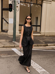 POSSE | Emma Pencil Skirt in Black | The UNDONE