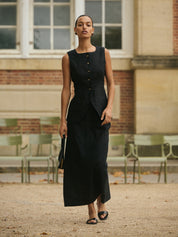 POSSE | Emma Pencil Skirt in Black | The UNDONE