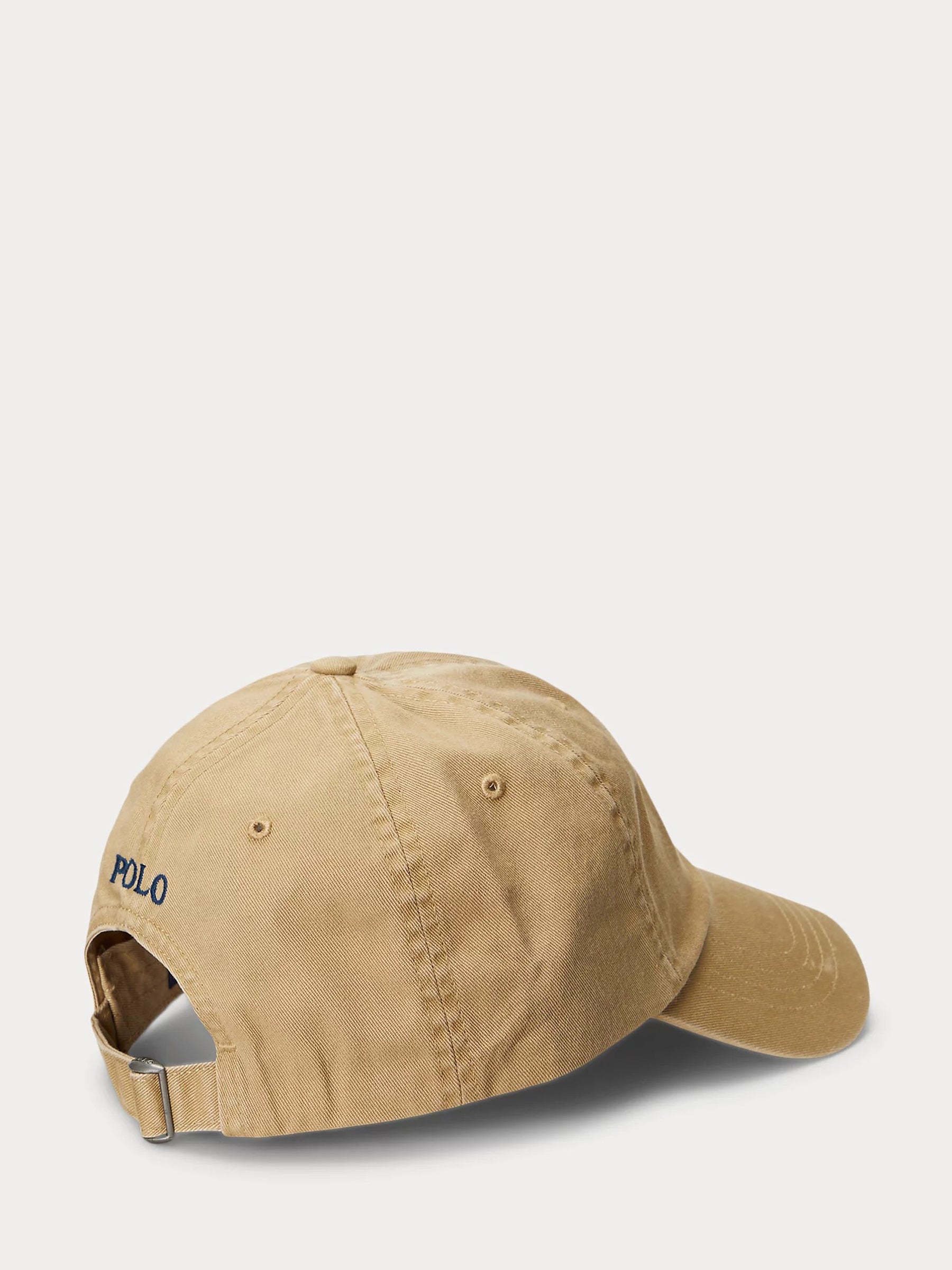 Ralph Lauren | Cotton Chino Ball Cap in Cafe Tan/Newport Navy | The UNDONE
