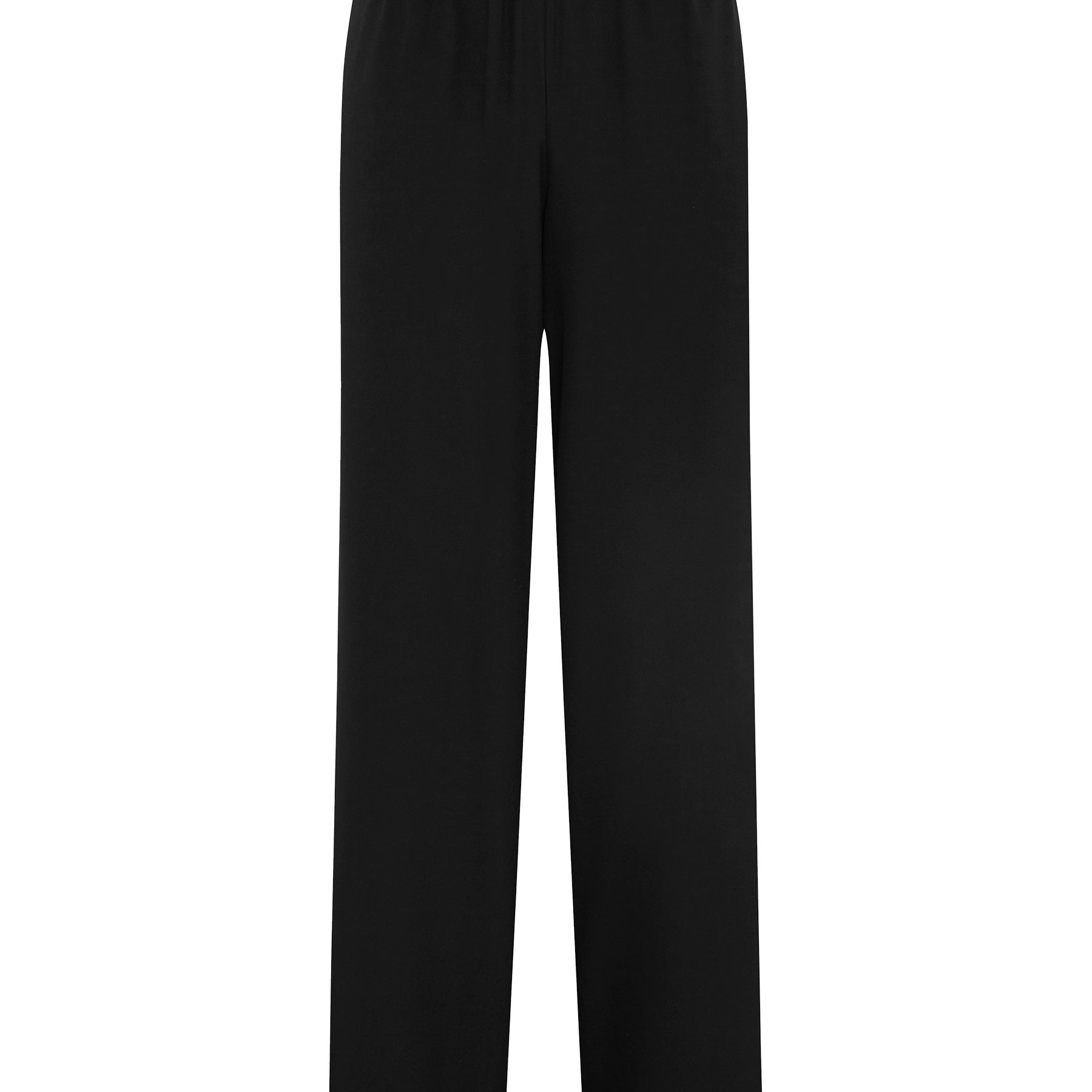 SAINT | Silk Elastic Waist Pant in Black | The UNDONE