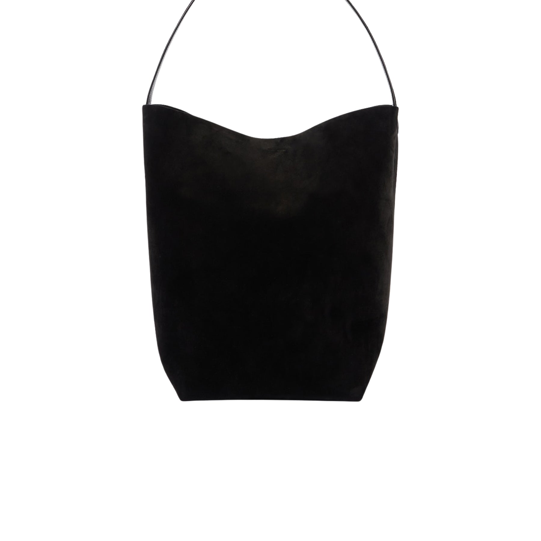S Park Large Suede Tote Bag in Black | The UNDONE