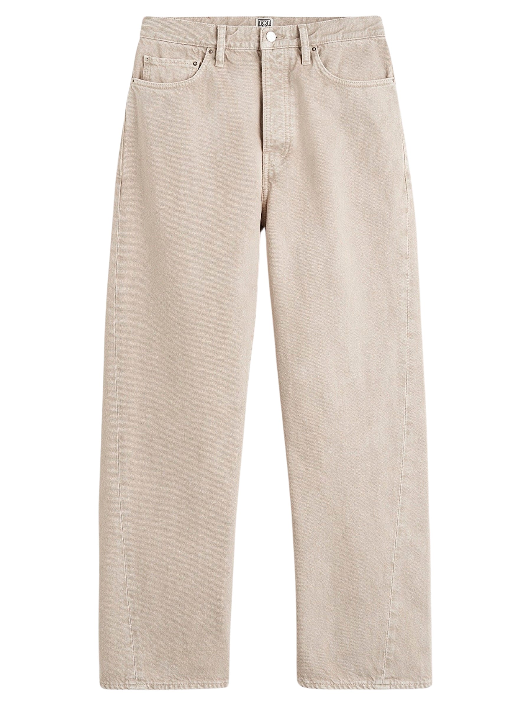 TOTEME | Twisted Seam Denim Full Length in Smoke Grey | The UNDONE