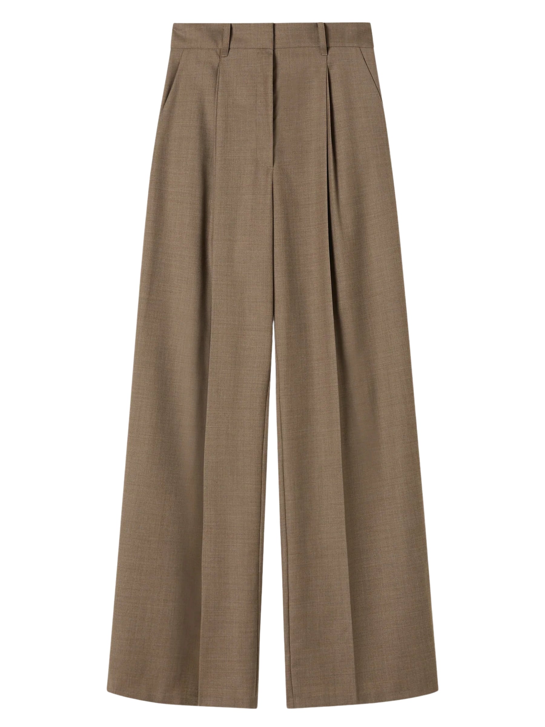A.Emery | Goddard Pleated Trouser in Beige | The UNDONE