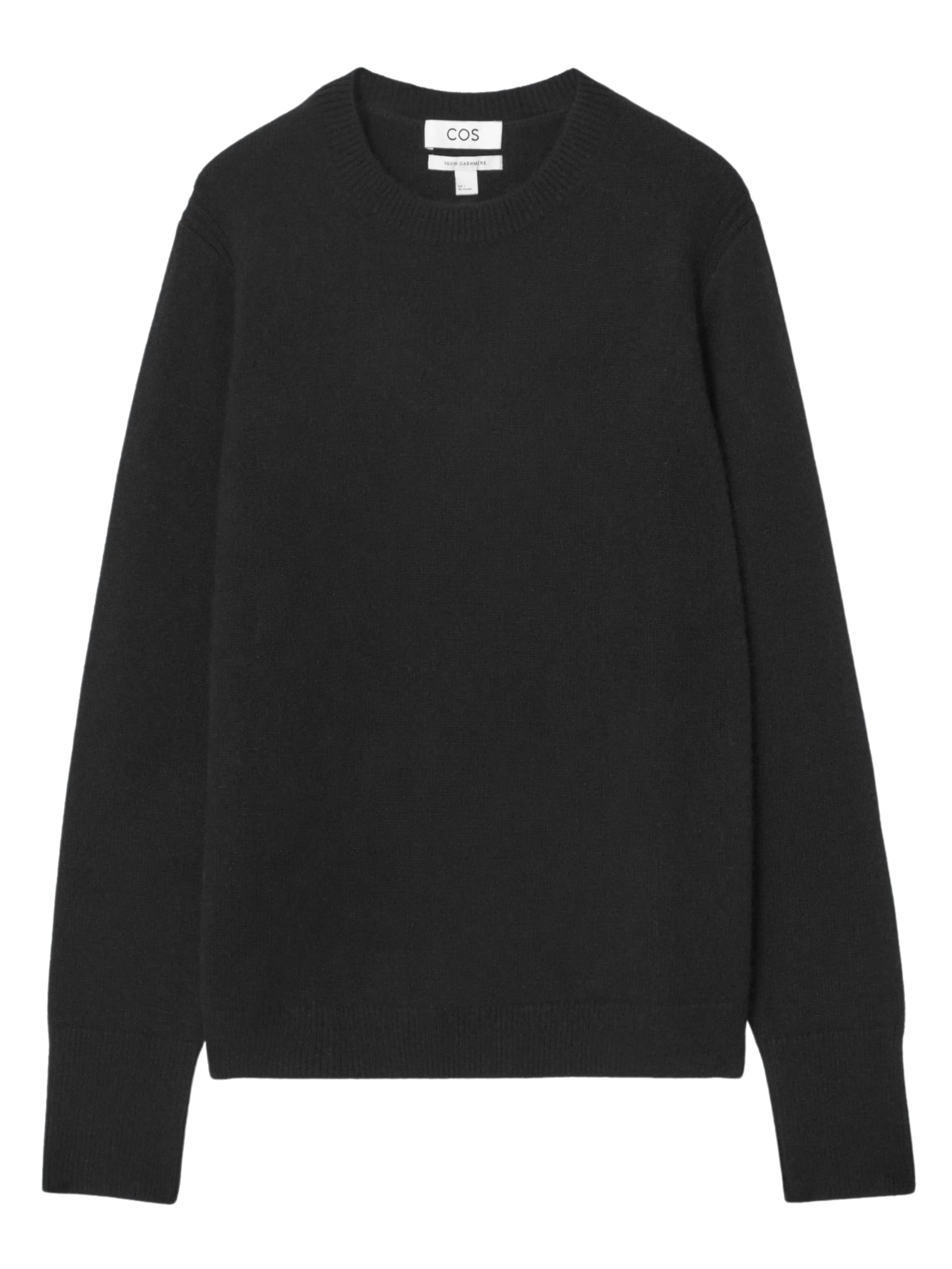 Pure Cashmere Jumper in Black | COS