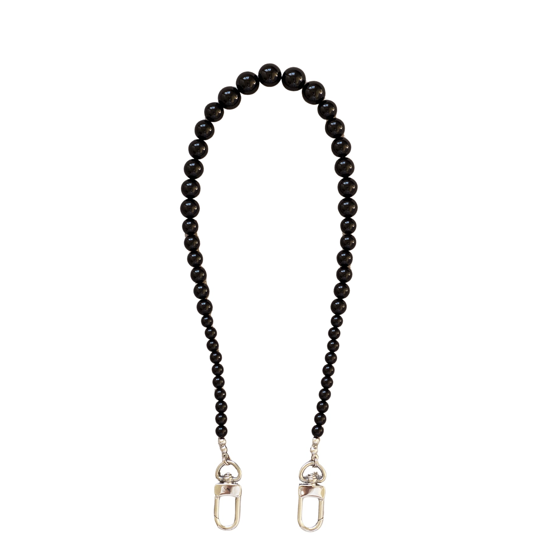 Dree Black Beaded Phone Wristlet - Functional Jewellery | The UNDONE