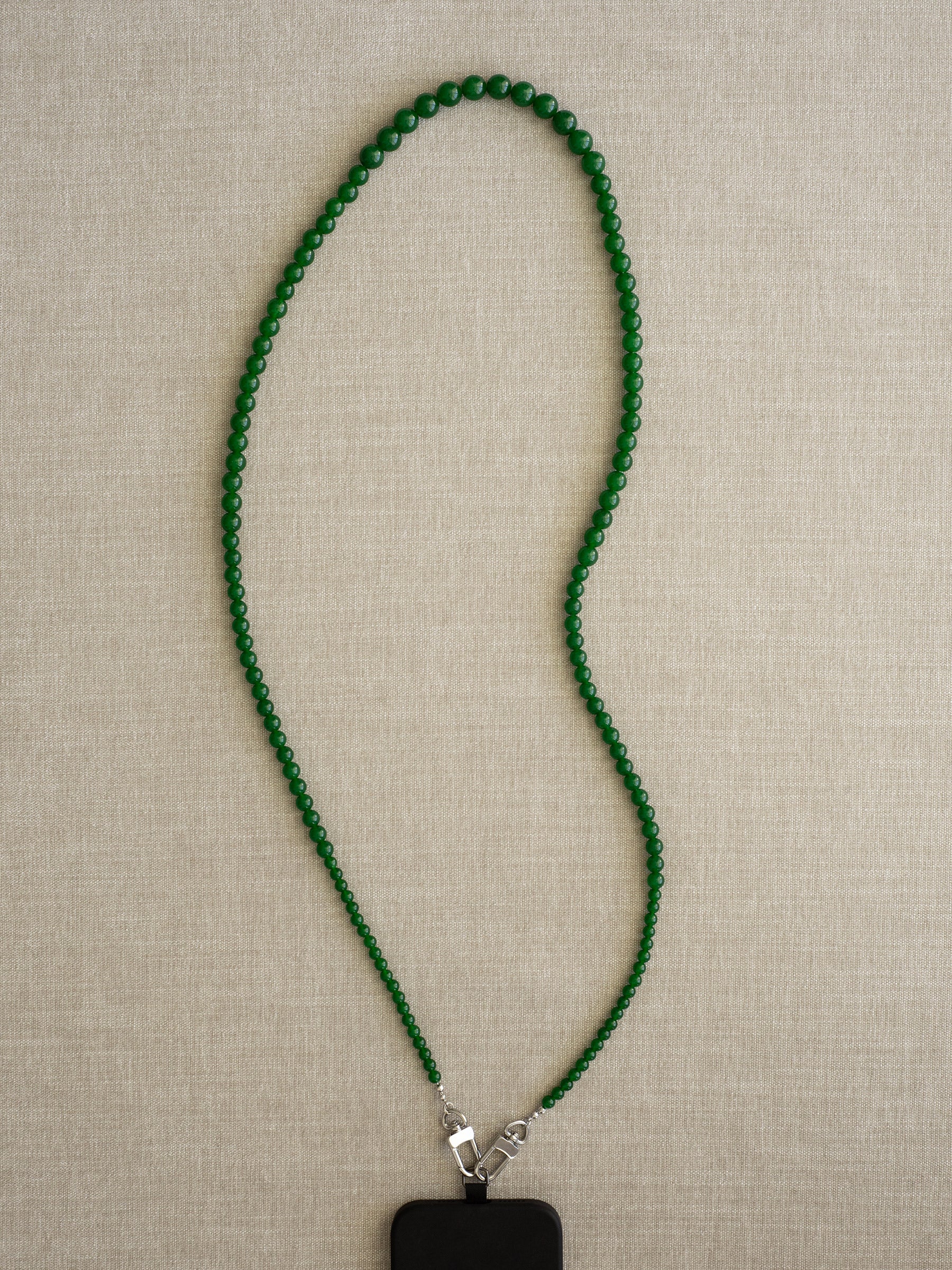 Dree Green Jade Crossbody Phone Chain - Functional Jewellery | The UNDONE