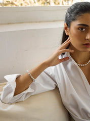 LIÉ STUDIO | The Elly Bracelet in Silver | The UNDONE