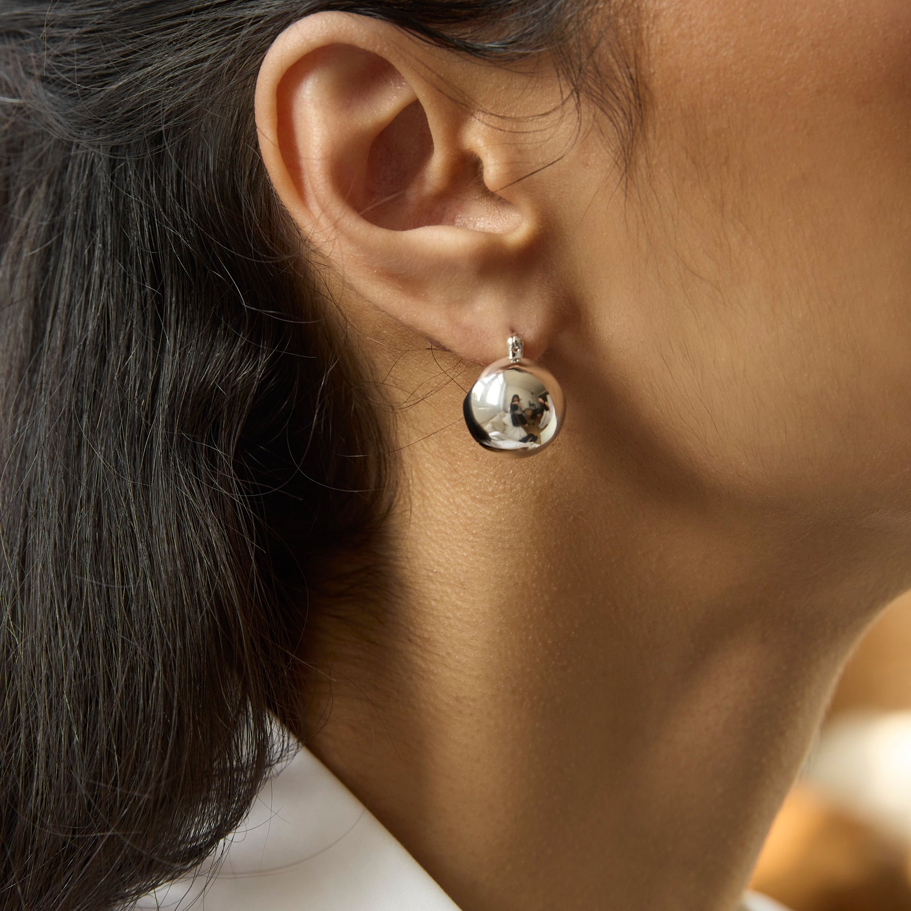 LIÉ STUDIO | The Ingrid Earrings in Silver | The UNDONE