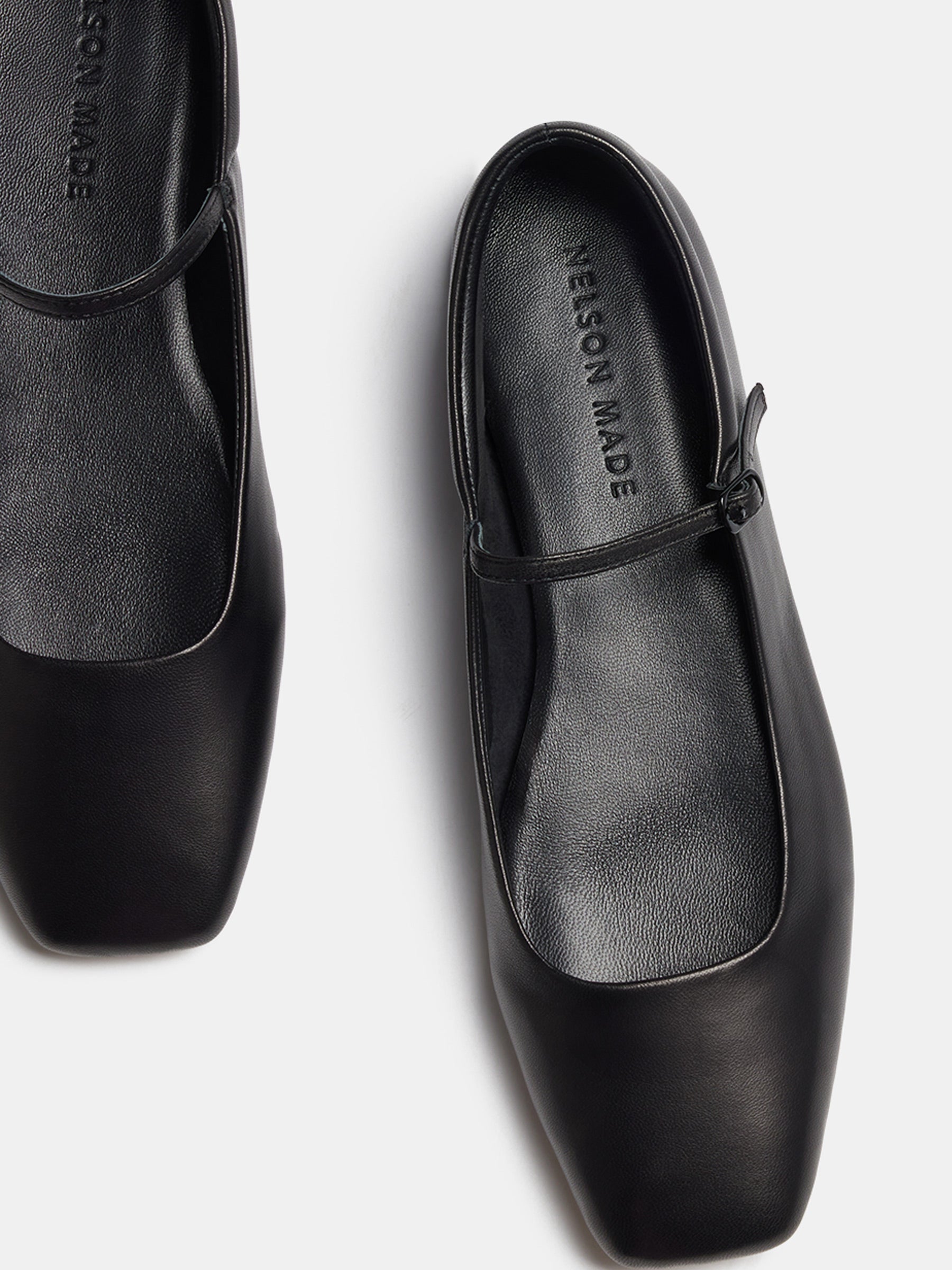 Nelson Made | Phoebe Flat in Black | The UNDONE