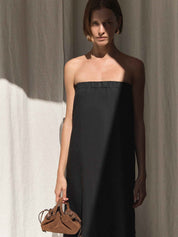 Rylan | Mila Mini Tote in Brown Suede | The UNDONE