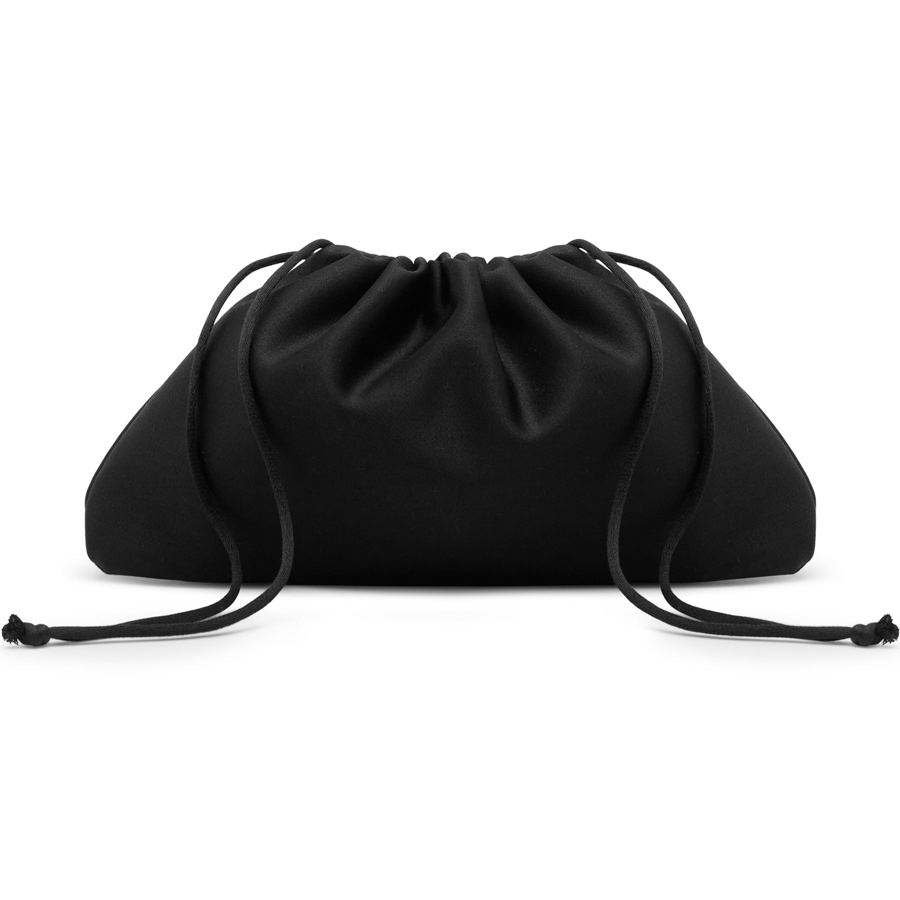 The Everyday Pouch Bag in Black Wool | The UNDONE