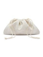 The Everyday Pouch Bag in Neutral Linen | The UNDONE