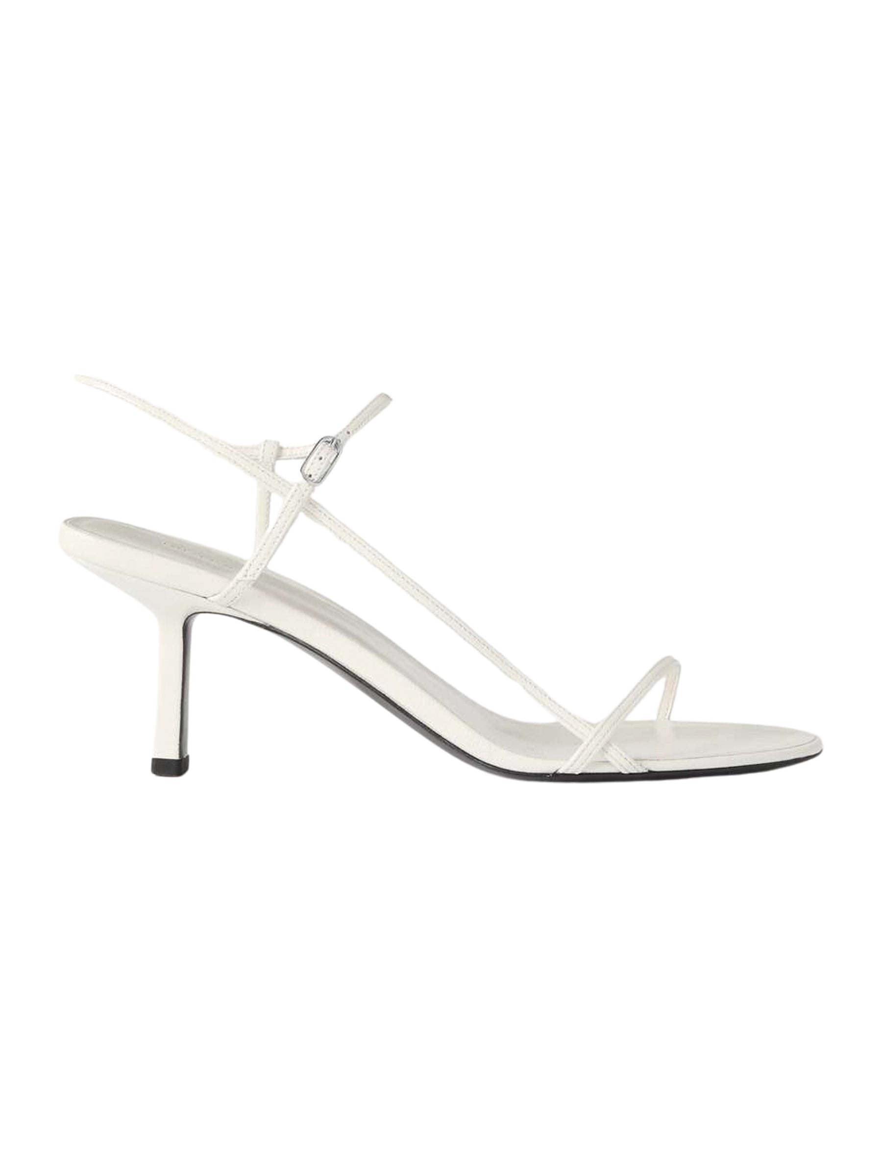 The Row Bare Sandal in White FWRD